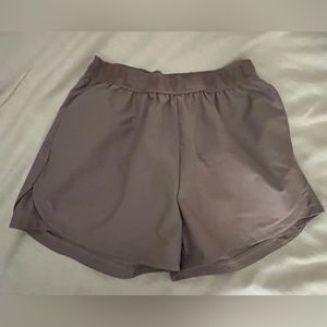 MADEWELL LAVENDER ATHLETIC SHORTS